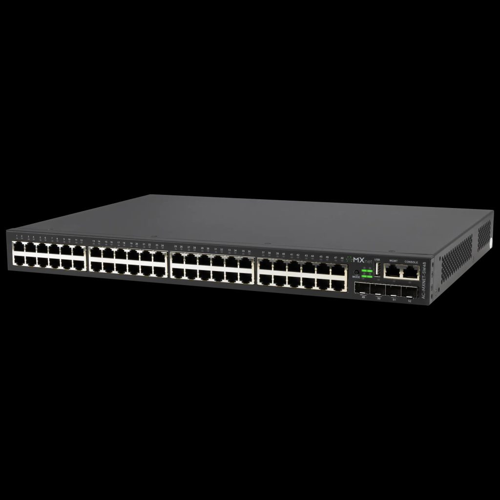AVPro Edge AC-MXNET-SW48 managed network switch for AV over IP distribution